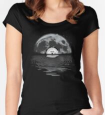 Camiseta entallada de cuello redondo Canción de Luna