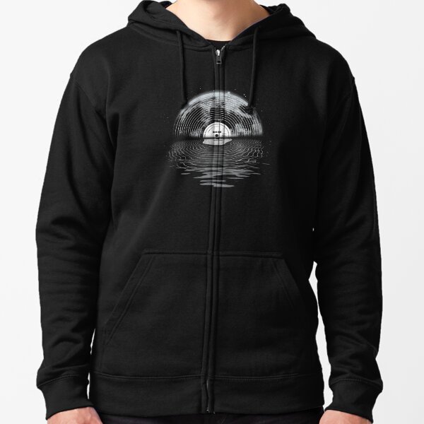 Moon Song Zipped Hoodie
