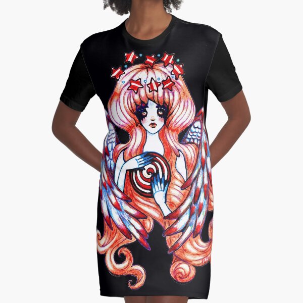 Angel Of The Stars 1 image by Stephanie Ann Garcia Graphic T-Shirt Dress