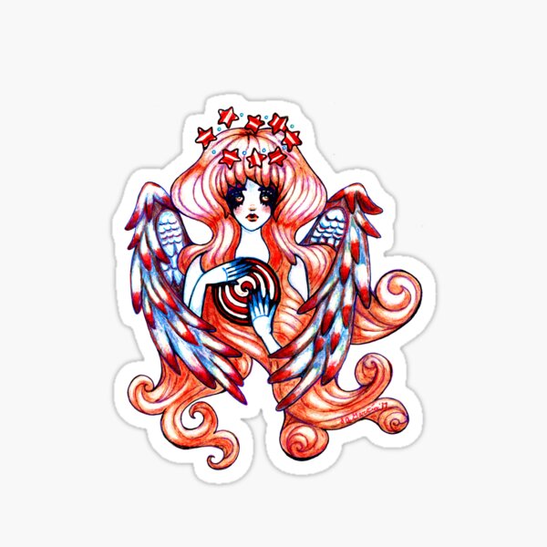 Angel Of The Stars 1 image by Stephanie Ann Garcia Sticker