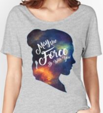 May the Force be With You - Carrie Fisher -Princess Leia Tribute Shirt Women's Relaxed Fit T-Shirt