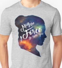 May the Force be With You - Carrie Fisher -Princess Leia Tribute Shirt Unisex T-Shirt