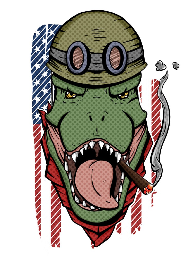 Camiseta para niños «Soldado de dinosaurios del ejército estadounidense» de  Ventein | Redbubble