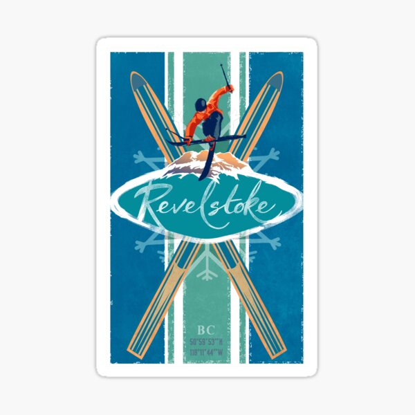 SKI REVELSTOKE BC Sticker