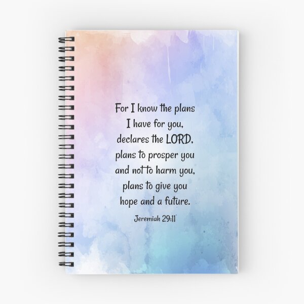 Item preview, For I know the plans I have for you," declares the LORD. Christian, Bible Verse designed and sold by Logic72.