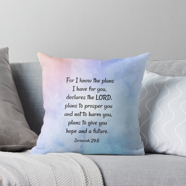 Item preview, For I know the plans I have for you," declares the LORD. Christian, Bible Verse designed and sold by Logic72.
