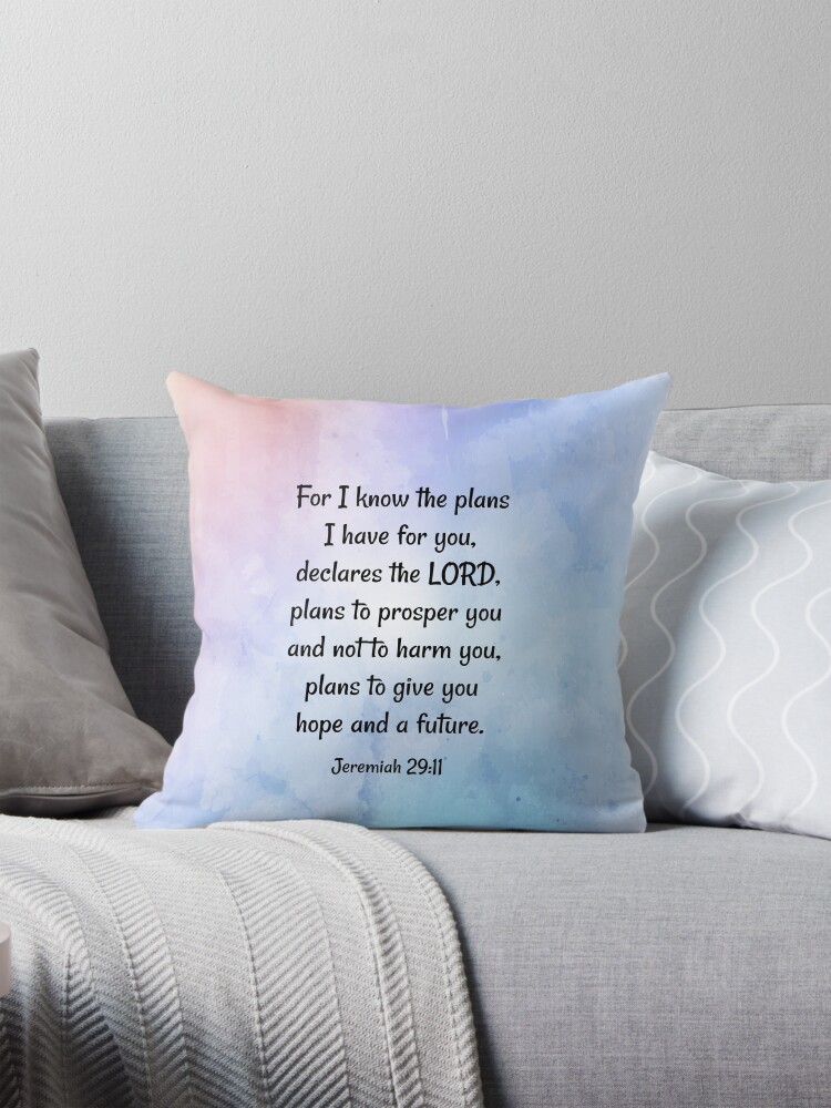 Plans To Prosper You {Cushion Cover} Plans To Prosper You {Cushion Cover}