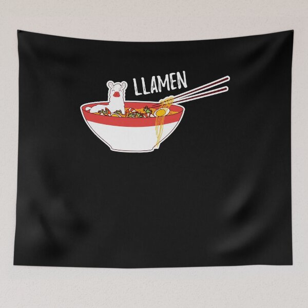 Item preview, Llamen Funny Llama Ramen Gift For Alpaca Lovers designed and sold by BUBLTEES.