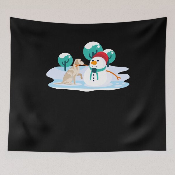 Item preview, Golden Retriever With Snowman Christmas Dog Lover designed and sold by BUBLTEES.
