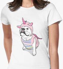 Camiseta entallada para mujer Princessbuttcup el unicornio