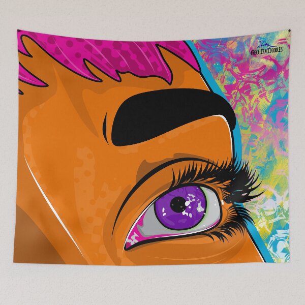 Item preview, Comic Pop Art Eye Illustration designed and sold by FFDoodles.