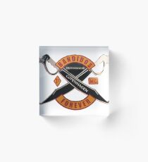 Bandidos Brotherhood Forever Copenhagen - Crossed Swords Acrylic Block
