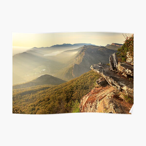 Boroka Lookout Dawn, Grampians, Australia Poster