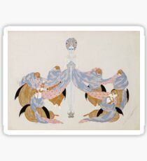 Erte Romain de Tirtoff Vogue, Art Deco, Fashion Style 37 Sticker