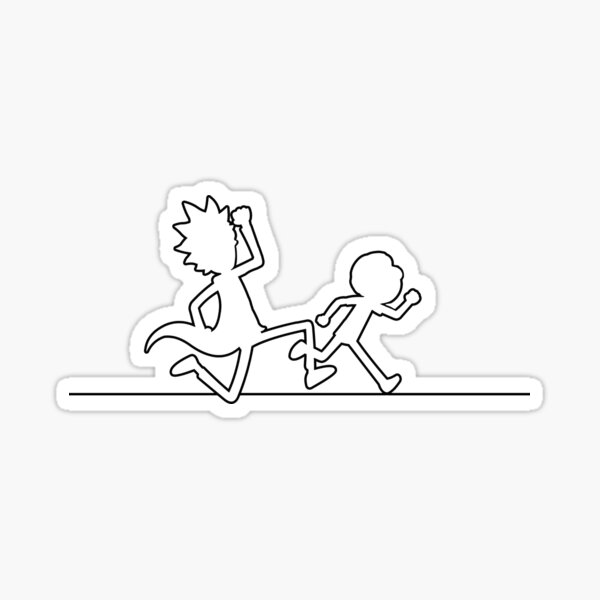 Rick et Morty Sticker