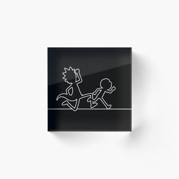 Rick and Morty Acrylic Block
