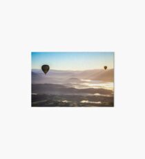 Sunrise over the Yarra Valley from a Hot Air Balloon, Victoria, Australia. Art Board