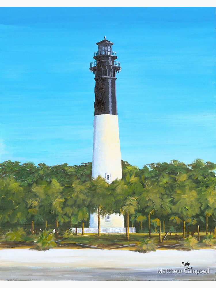 Postcard Hunting Island Lighthouse State Park near Beauford South Carolina SC 