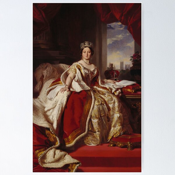 Item preview, Portrait of Queen Victoria - Franz Xaver Winterhalter designed and sold by themasters.