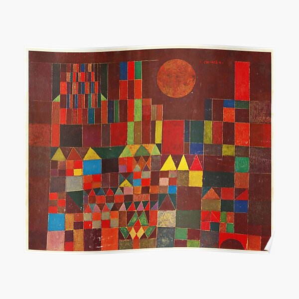 Paul Klee - Château et Soleil Poster