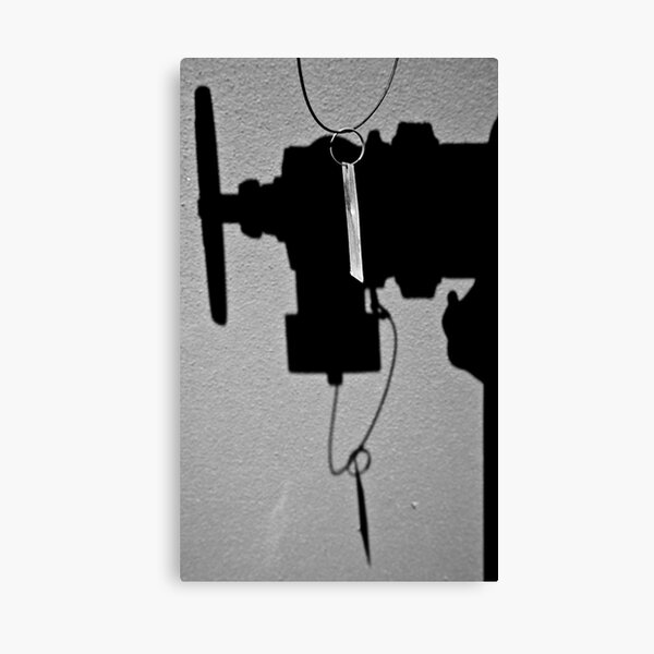 Hydrant Shadow Canvas Print
