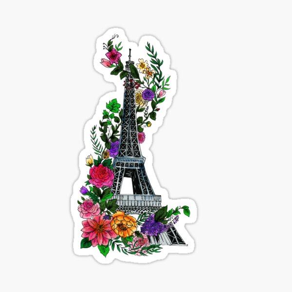 Torre Eiffel Pegatina - Eiffel Tower Sticker Png Transparent PNG