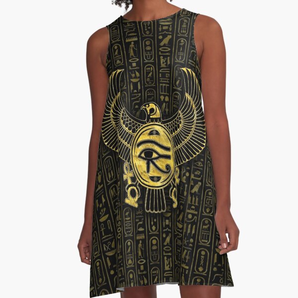 Egyptian Print Dresses