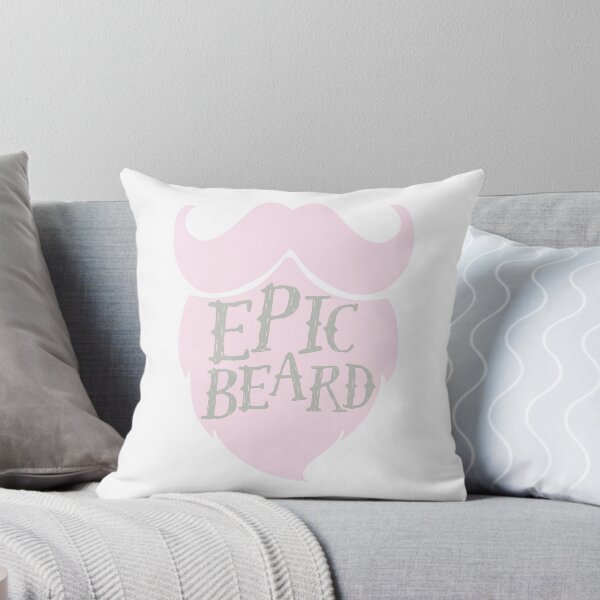 Item preview, Epic beard pastel pink designed and sold by sevenroses.