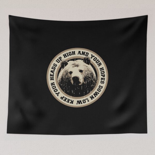 Item preview, Keep Your Heads Up High And Your Hopes Down Low. designed and sold by flipper42.