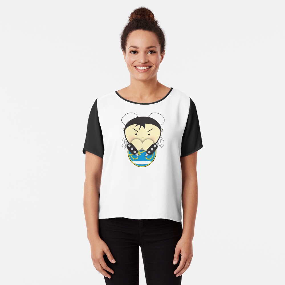 Chun Li Chiffon Top