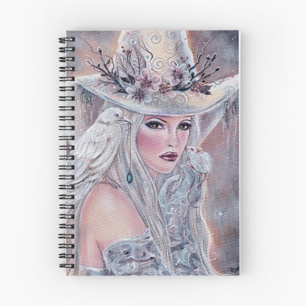 Item preview, The white witch with Raven mouse by Renee Lavoie designed and sold by Renee Lavoie.