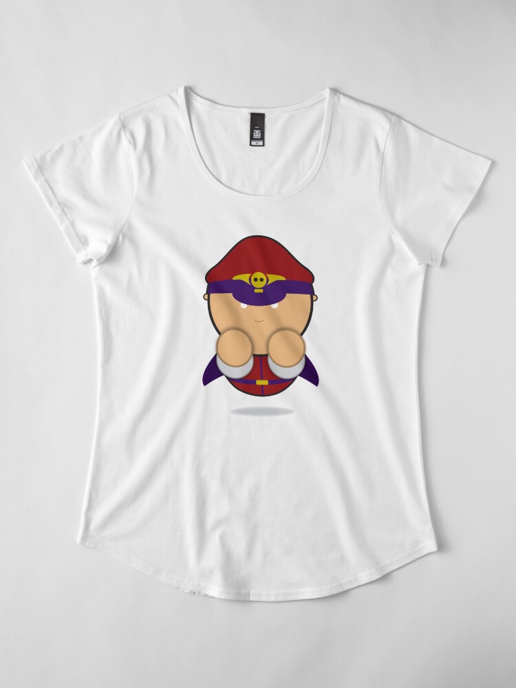 Alternate view of M. Bison Premium Scoop T-Shirt