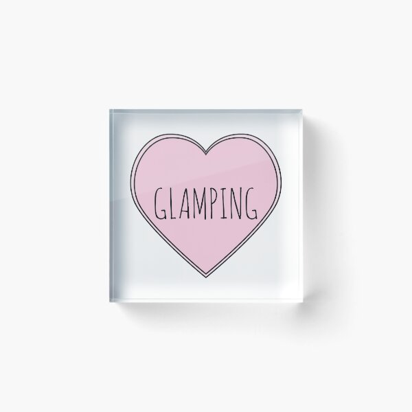 Item preview, I Heart Glamping designed and sold by teesaurus.
