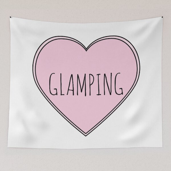 Item preview, I Heart Glamping designed and sold by teesaurus.
