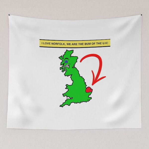 Item preview, I Love Norfolk We Are The Bum Of The U.K designed and sold by Vincent J. Newman.