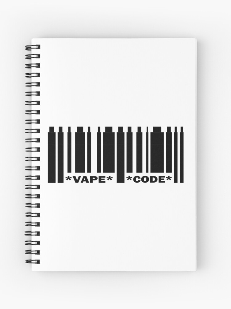 Vape code Barcode" Journal for Sale by 2vape | Redbubble