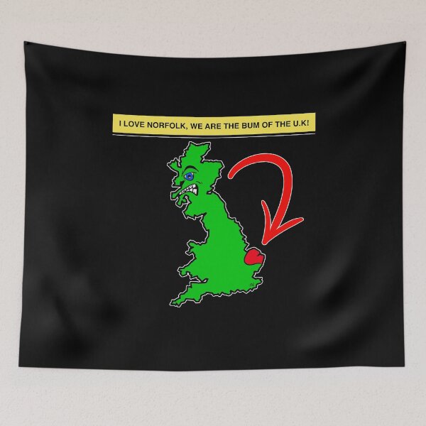 Item preview, I Love Norfolk We Are The Bum Of The U.K designed and sold by Vincent J. Newman.
