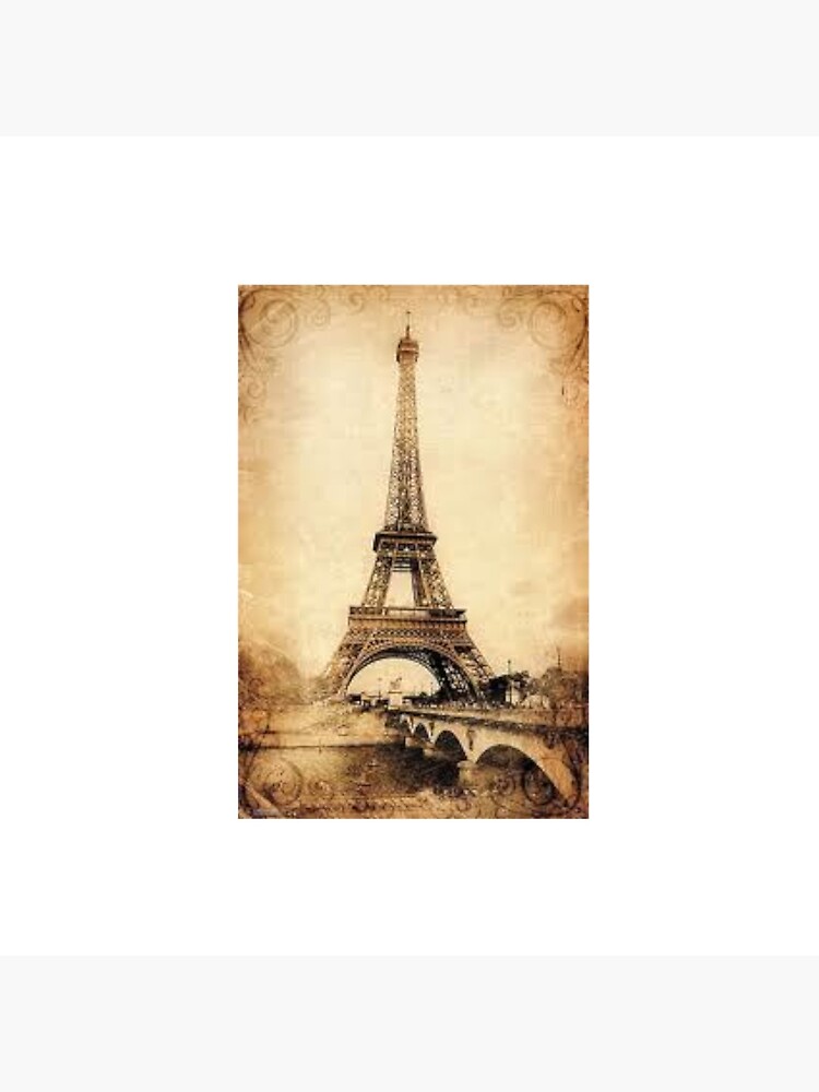 Disover "Vintage Love" for Eiffel Tower Premium Matte Vertical Poster