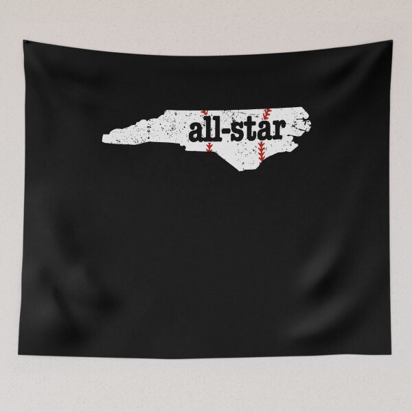 Aperçu de l'œuvre Maillot de baseball junior All Star pour la Caroline du Nord, Softball créée et vendue par shoppzee.