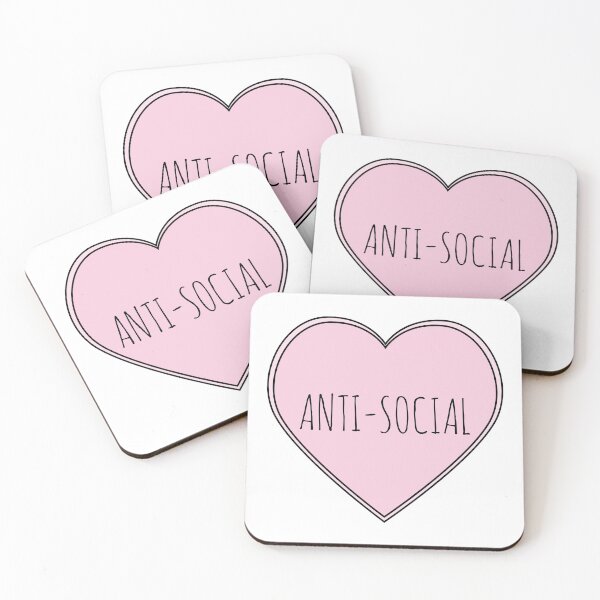Item preview, Anti Social Heart designed and sold by teesaurus.