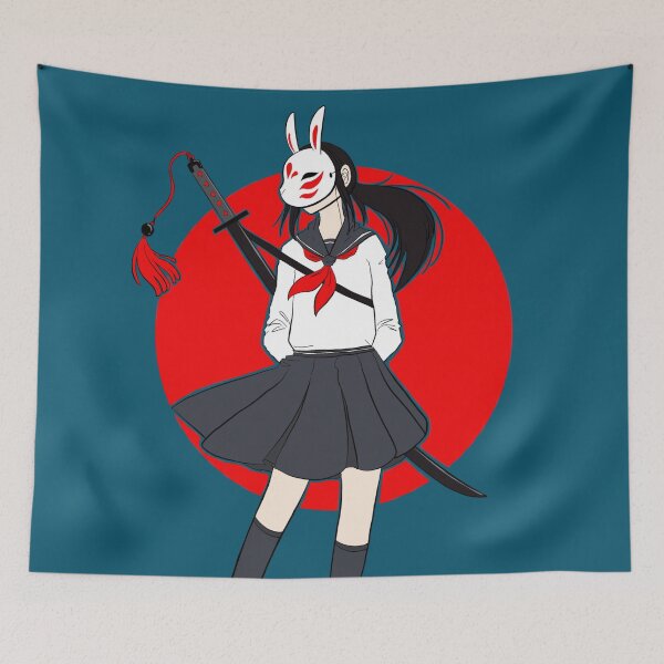 Item preview, Modern Samurai School Girl designed and sold by tirmedesign.