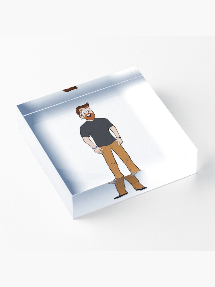 Alternate view of Archie Style! Acrylic Block