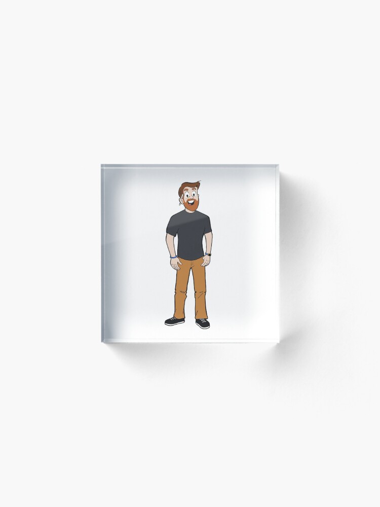 Alternate view of Archie Style! Acrylic Block