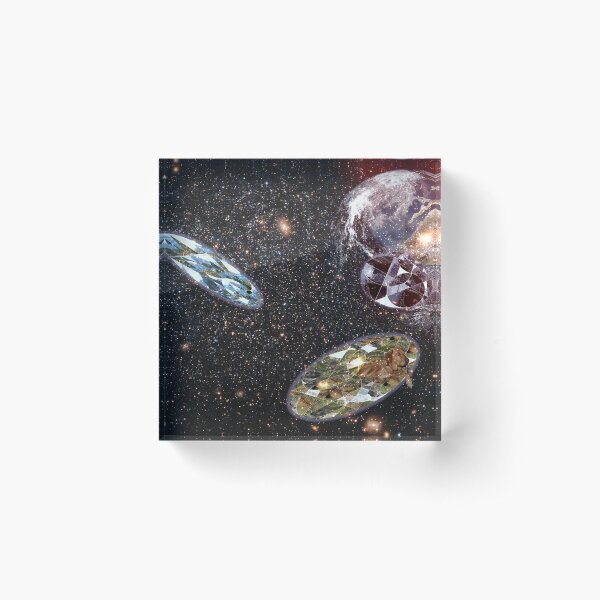 Escape From Earth Acrylic Block