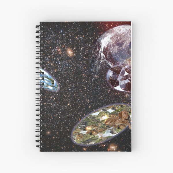 Escape From Earth Spiral Notebook