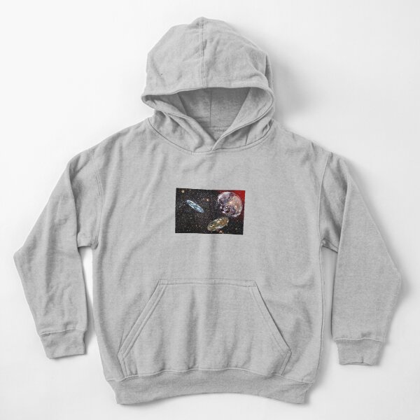 Escape From Earth Kids Pullover Hoodie