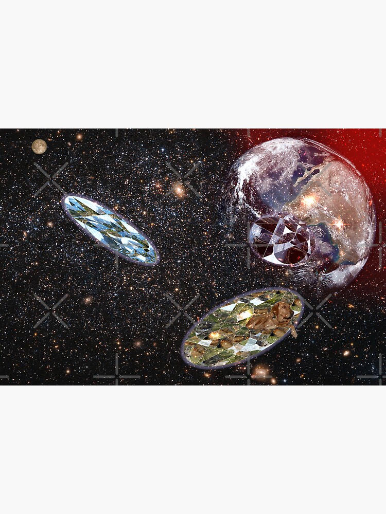 Thumbnail 3 of 3, Sticker, Escape From Earth designed and sold by SiobhanFraser.