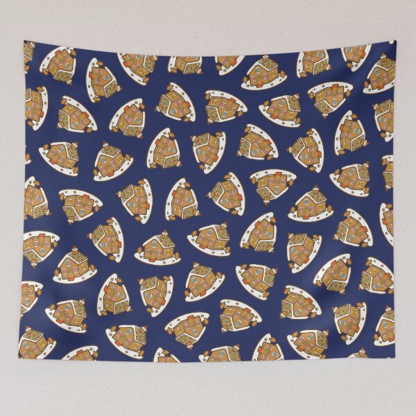 Item preview, Gingerbread House Pattern - Christmas Eve designed and sold by evannave.
