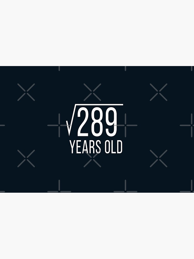 Square Root Of 289 Years Old Zipper Pouch For Sale By Geempah square-root-of-289-years-old-zipper-pouch-for-sale-by-geempah