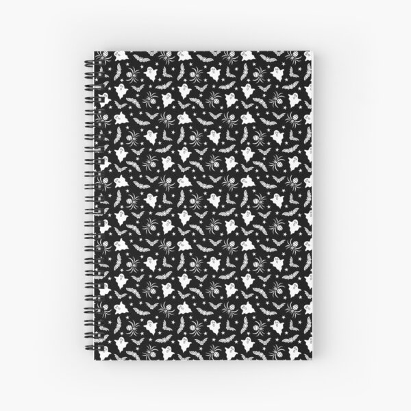 Spooky Halloween pattern Spiral Notebook